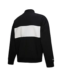 Mitchell & Ness Women's Black Kansas City Chiefs Quarter-Zip Jacket