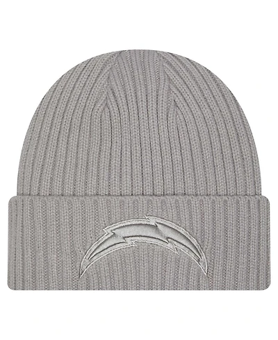 New Era Big Boys and Girls Gray Los Angeles Chargers Color Pack Cuffed Knit Hat