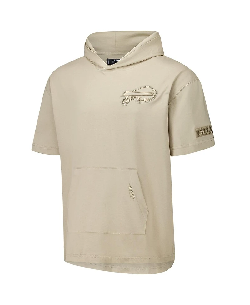 Pro Standard Men's Tan Buffalo Bills Neutrals Capsule Short Sleeve Pullover Hoodie