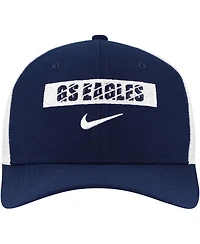 Nike Men's Navy Georgia Southern Eagles 2024/25 Sideline Rise Trucker Adjustable Hat