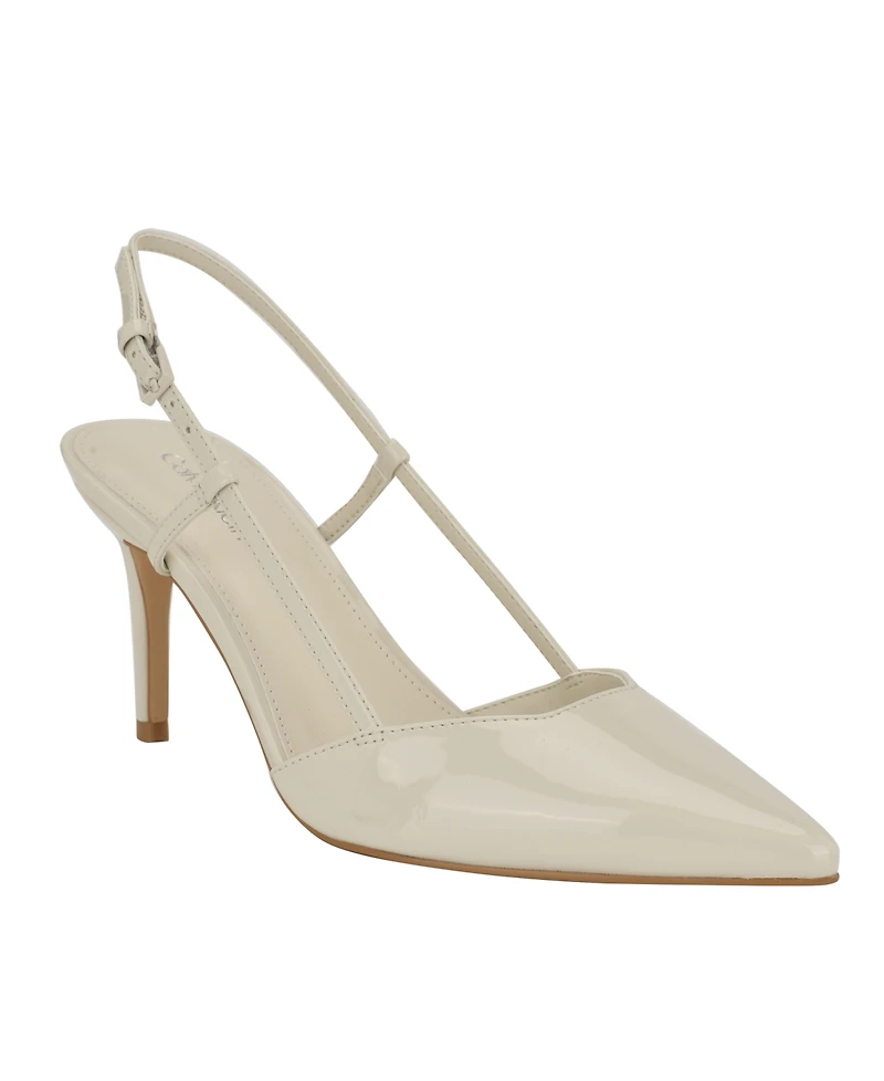 Calvin Klein Women's Jesa Pointy Toe Dress Slingback Pumps