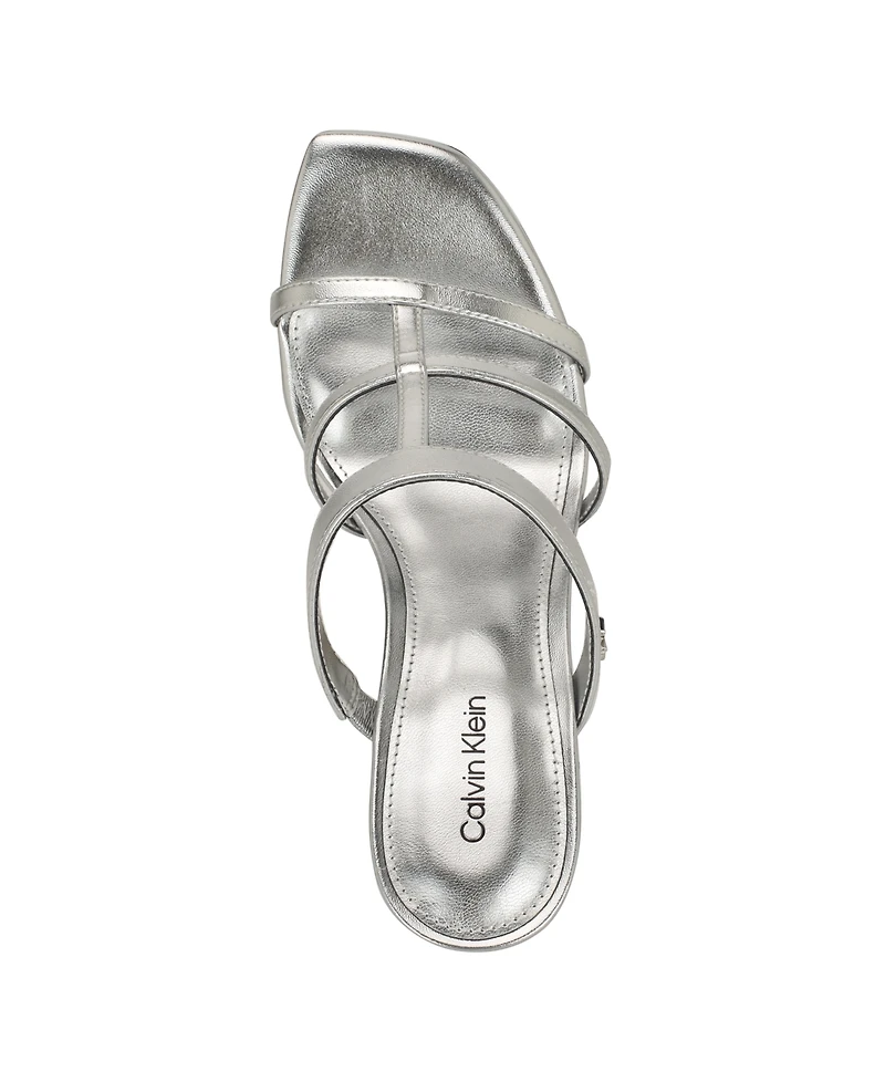 Calvin Klein Women's Hiledy Caged Slip-On Stiletto Sandals