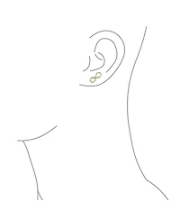 Bling Jewelry Classic Cz Cubic Zircona Stud Earrings Love Knot Infinity Sterling Silver