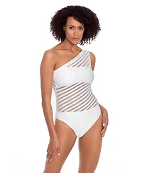 Lauren Ralph Lauren One Shoulder One Piece