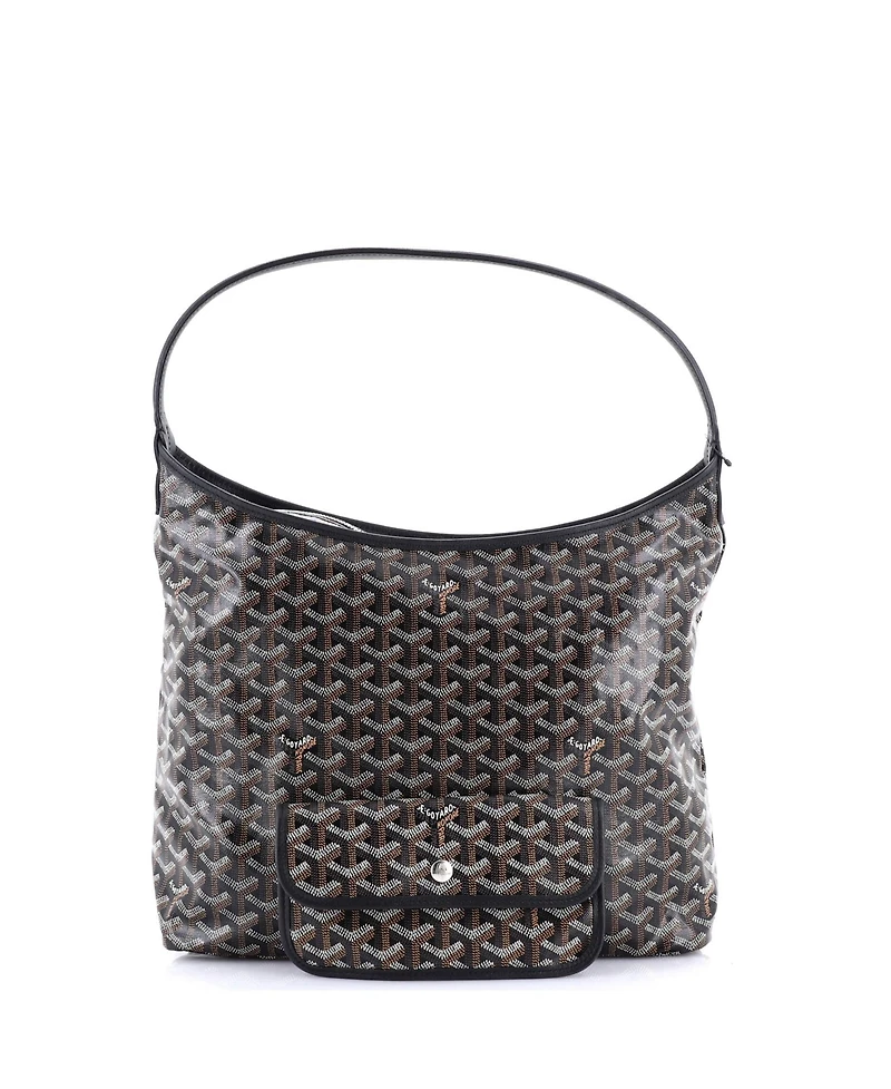 Pre-Owned Goyard Boheme Hobo Coated Canvas