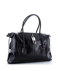 Pre-Owned Givenchy Medium Antigona Soft Lock Bag Embossed Leather