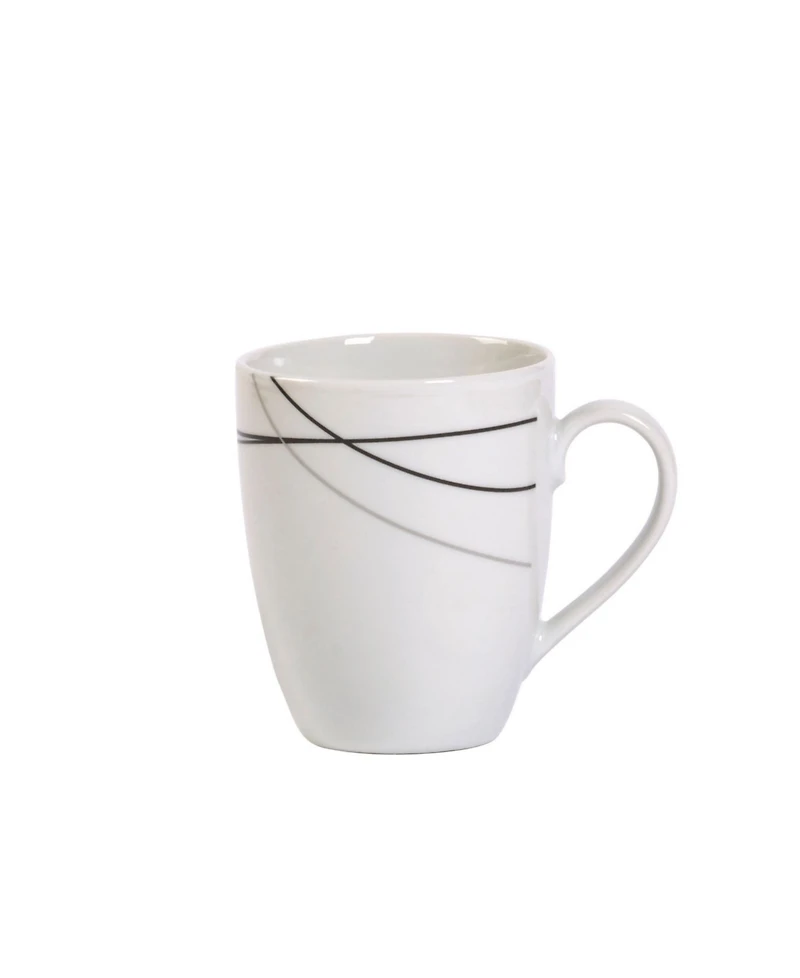 Tabletops Unlimited Alec Ash White 16 Pc. Dinnerware Set, Service for 4