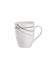 Tabletops Unlimited Alec Ash White 16 Pc. Dinnerware Set, Service for 4