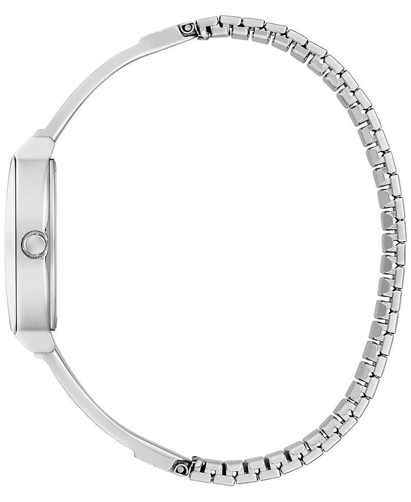 Caravelle Women's Crystal Accent Stainless Steel Expansion Bracelet Watch 22mm