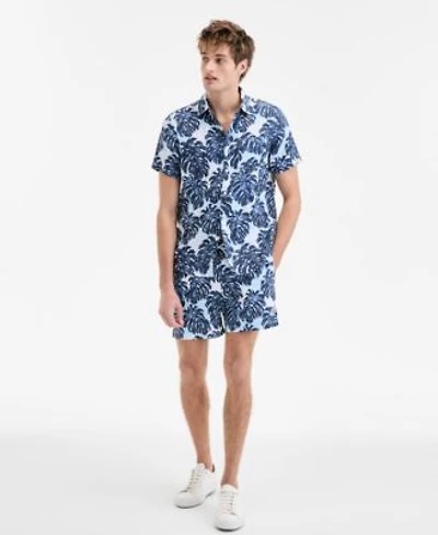 Original Penguin Mens Tropical Shirt Shorts