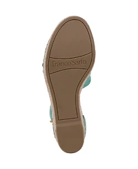 Franco Sarto Women's Clementine Open Toe Espadrille Wedge Sandals
