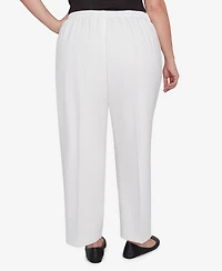 Alfred Dunner Plus Estate of Mind Pull-On Short Length Pants