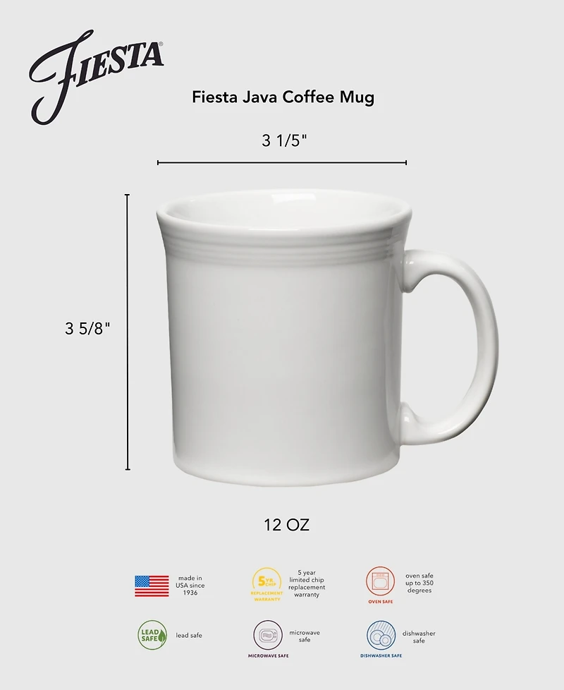 Fiesta Java Coffee Mug 12 oz.