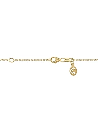 Effy Multi-Gemstone (6-5/8 ct. tw.) & Diamond (1/20 ct. t.w.) Cluster Pendant Necklace in 14k Gold, 17" + 1" extender