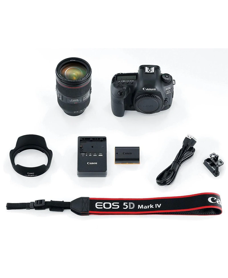 Canon Eos 5D Mark Iv Dslr Camera with Ef 24-105mm f/4L Is Ii Usm Lens