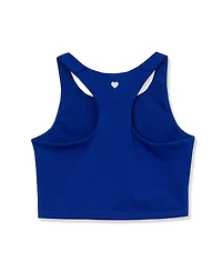 Lands' End Girls Active Crop Tank