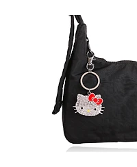 Hello Kitty Crystal Necklace & Keychain Gift Set