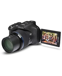 Minolta Minolta Pro Shot 20 Mega Pixel Hd Digital Camera with 67X Optical Zoom, Full 1080P Hd Video & 16GB Sd Card, Black