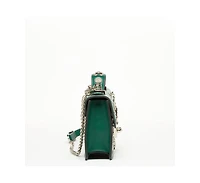 Susu Small Leather Crossbody Bag Emerald Green Green Purse Forest Green Women's Handbag