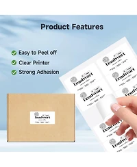 Shipping Address Labels, 2" x 4" Address Labels for Laser & Inkjet Printers, Mailing Labels for 5163, 8163, 5263, Strong Adhesive for Fba La