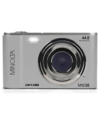 Minolta Minolta MND20 44 Mp 2.7K Ultra Hd Digital Camera (Silver)