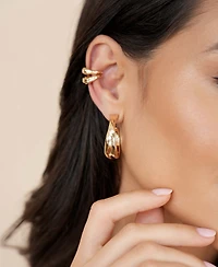Ettika Liquid Lux Hoop Earrings
