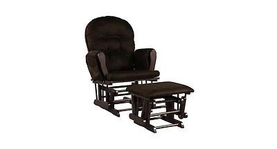 Baby Nursery Relax Rocker Rocking Chair Glider and Ottoman Set