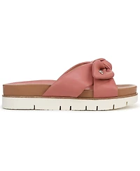 Sam and Libby Women's Astrid Bow Platform Footbed Sandals