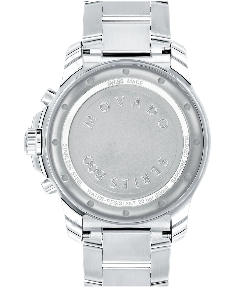 Movado Men's Series 800 Swiss Quartz Chronograph Performance Steel Watch, 42mm