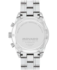 Movado Men's Calendoplan S Swiss Quartz Chrono Stainless-Steel Watch, 42mm