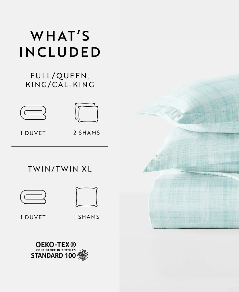 ienjoy Home Elegant Designs Patterned Duvet Cover Set, Full/Queen