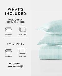 ienjoy Home Elegant Designs Patterned Duvet Cover Set, Full/Queen