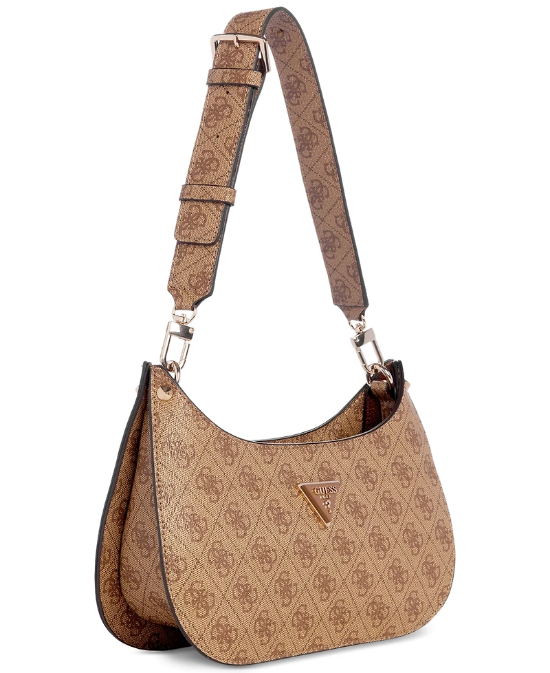 Guess Meridian Monogram Small Top Zip Shoulder Bag