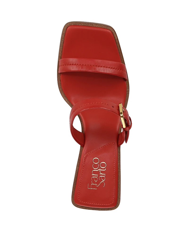Franco Sarto Women's Frenza Open Square Toe Slide Dress Sandals