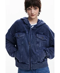 Desigual Women's Denim print sweatshirt