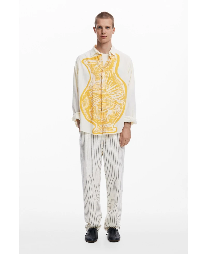 Desigual Men's Front vase shirt