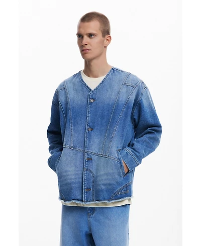 Desigual Men's Patchwork denim jacket