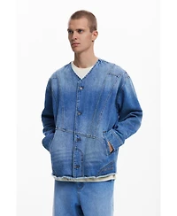 Desigual Men's Patchwork denim jacket