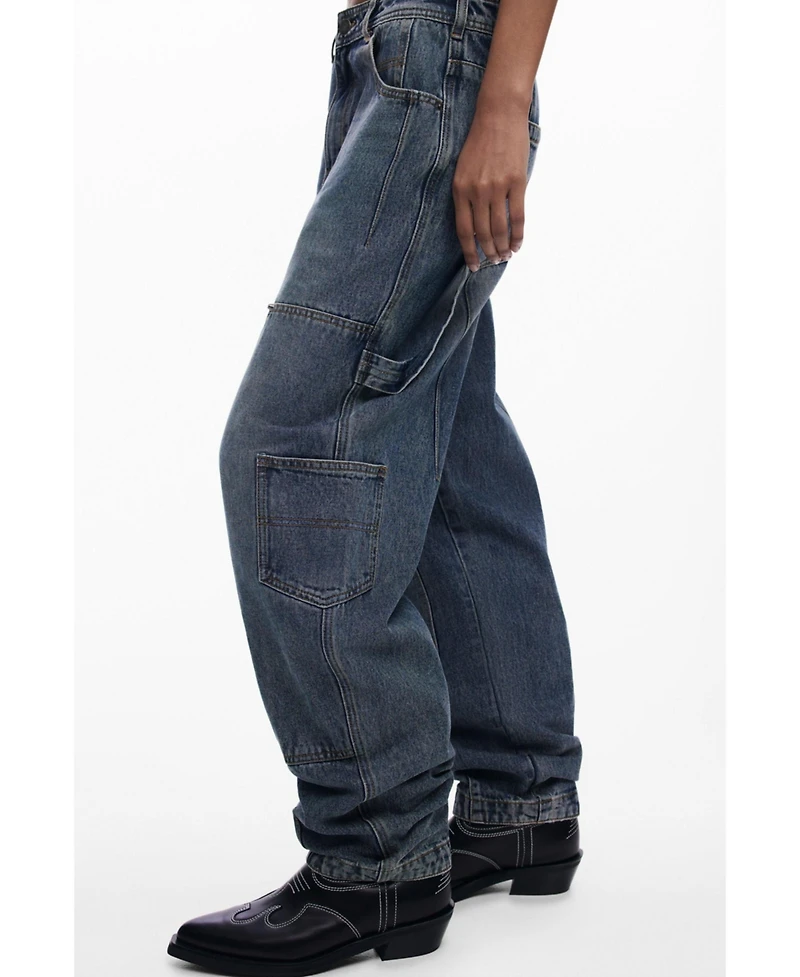 Desigual Women's Distressed Boyfriend Denim