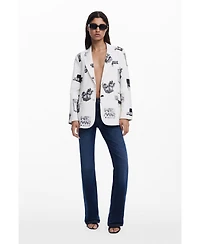 Desigual Women's Collage blazer