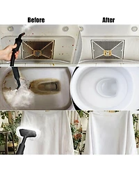 Handheld MultiPurpose Steam Cleaner with 17 Pieces, 350ml Large Capacity Steam Mop Continuous Fill water, Portable Chemical-Free Steamer for Home Use