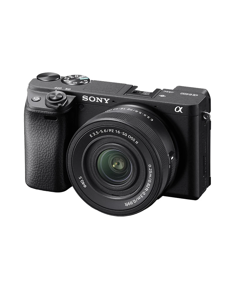 Sony Alpha a6400 Aps-c Mirrorless Interchangeable-Lens Camera with 16-50mm M2 Lens