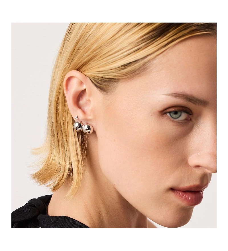 Ana Luisa Sphere Hoop Earrings - Mini Abby