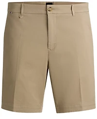 Boss by Hugo Men's Cotton-Twill Slim-Fit Shorts
