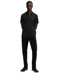 Boss by Hugo Men's Stretch-Cotton Pique Slim-Fit Polo Shirt