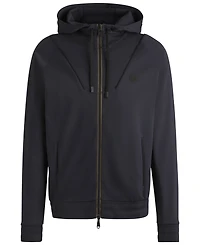 Boss by Hugo Men's Double B Monogram Zip-Up Hoodie