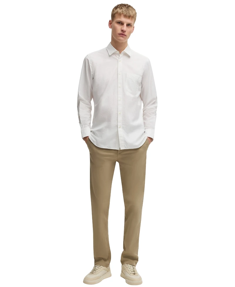 Boss by Hugo Men's Cotton Dobby Regular-Fit Shirt