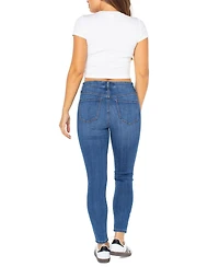Celebrity Pink Juniors' Curvy Mid-Rise Skinny Ankle Jeans