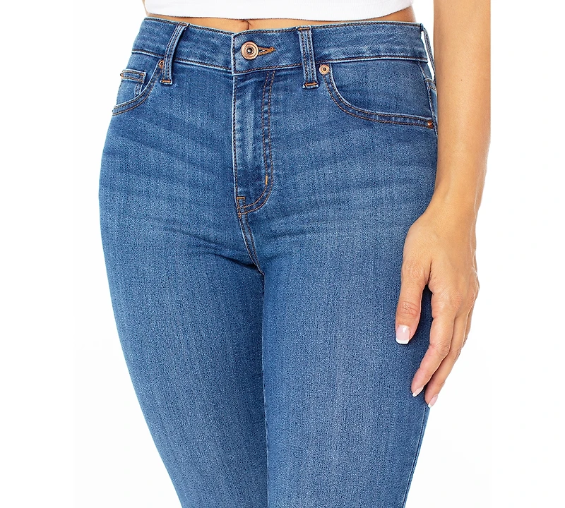 Celebrity Pink Juniors' Curvy Mid-Rise Skinny Ankle Jeans