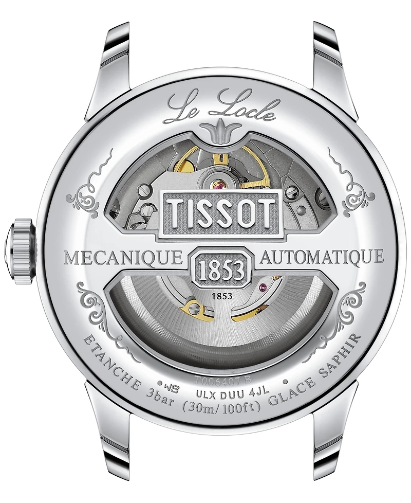 Tissot Men's Swiss Automatic Le Locle Powermatic 80 Stainless Steel Bracelet Watch 39mm
